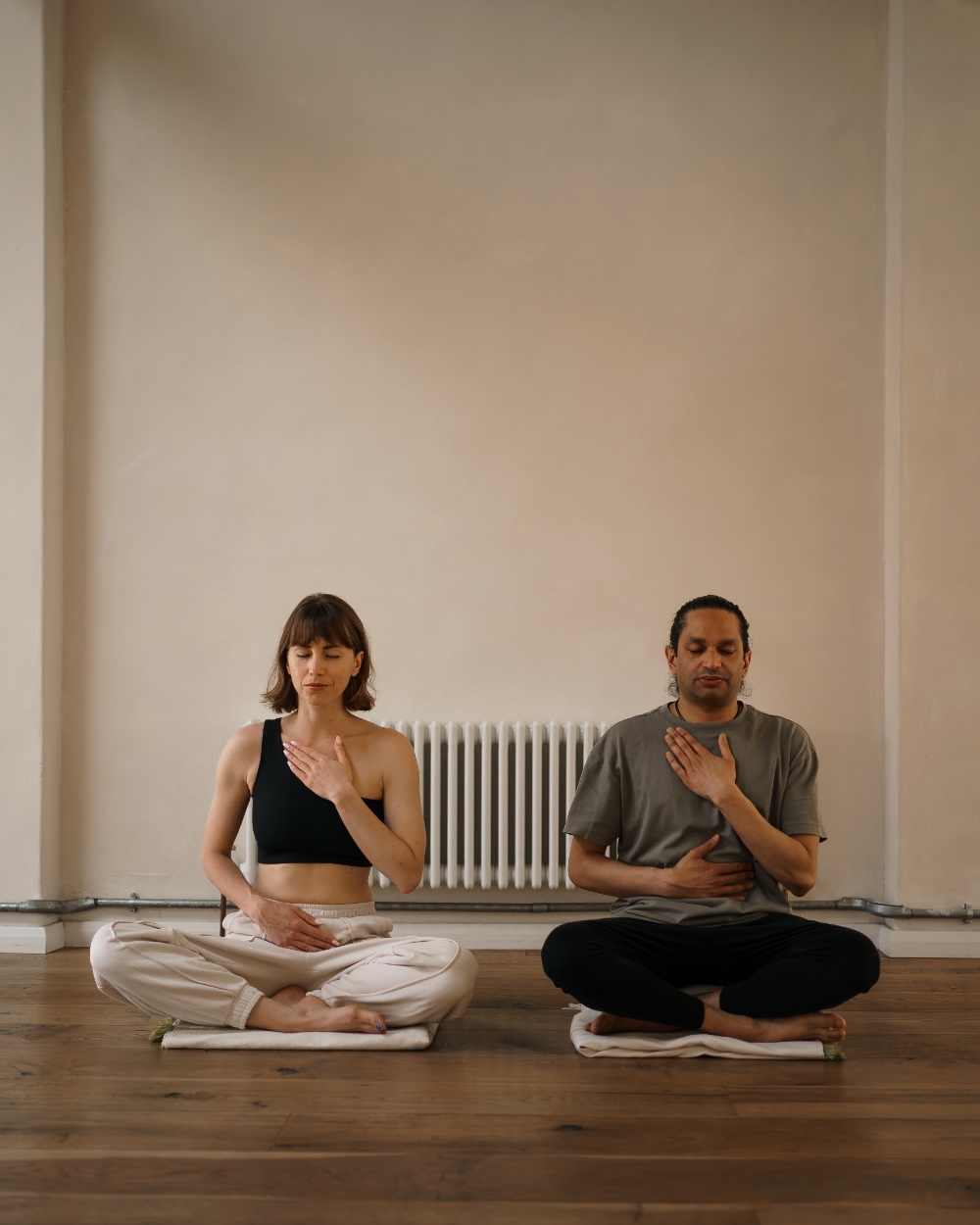 breathwork class at Sāmya Studios 