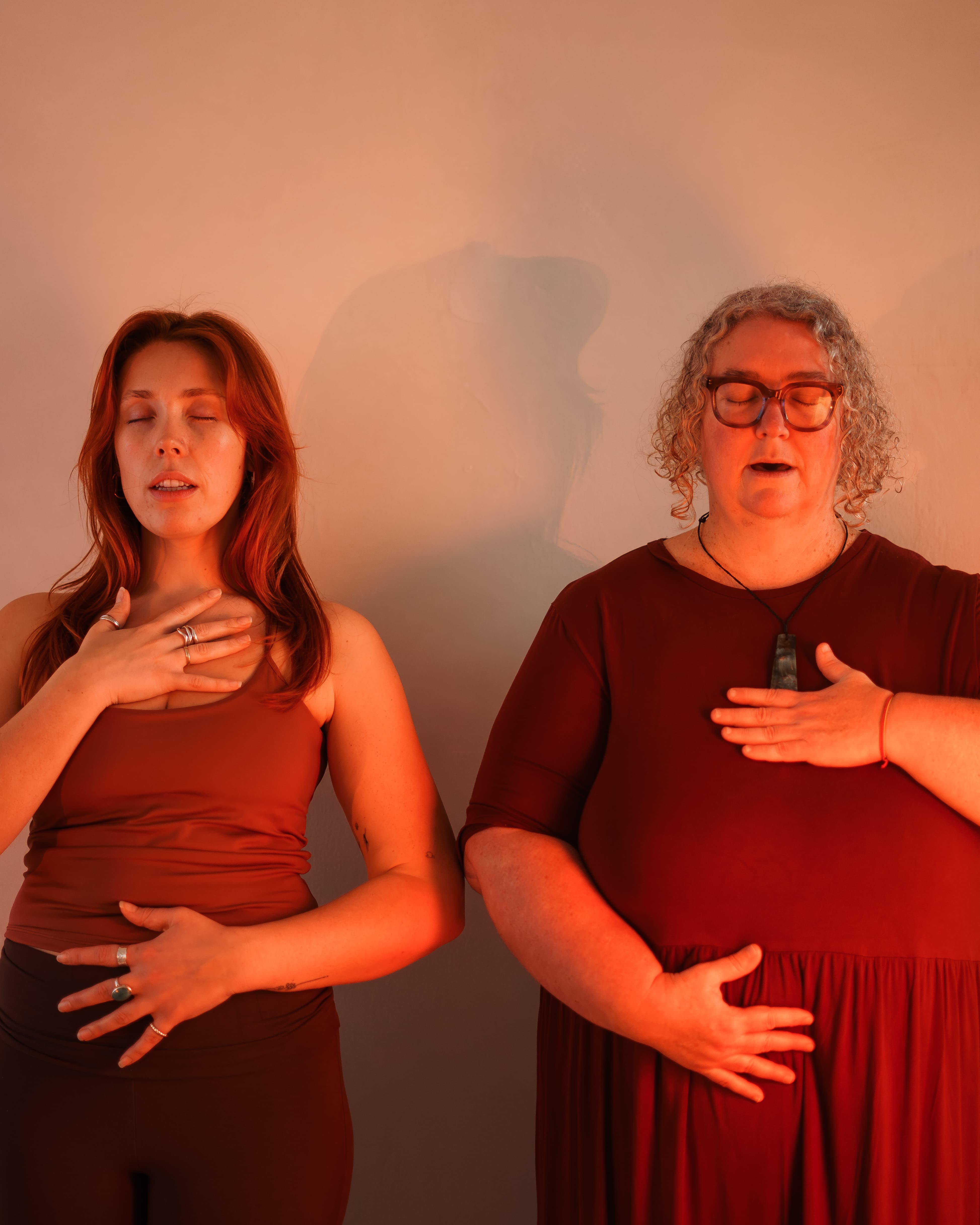 Person attending Breathwork class 